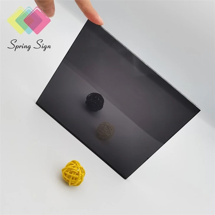 China Black Acryilc Sheet And Transparent Black Acrylic Sheet