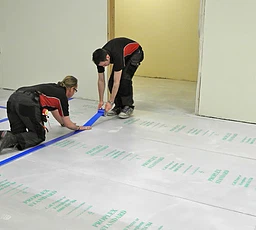 Black Corrugated Plastic Floor Protection Sheets
